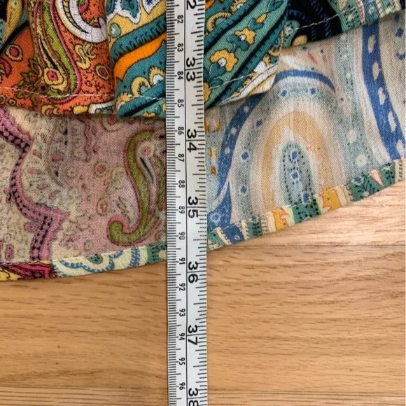 Umgee Women’s Boho Oversized Tunic Mini Dress Fall Flowy Peasant Sleeve Size L - Picture 12 of 12